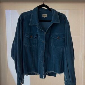 Blank NYC Blue Corduroy Jacket